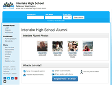 Tablet Screenshot of interlakehighschool.org